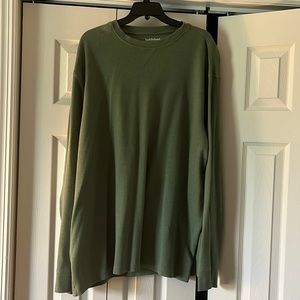 3XLT green long sleeve